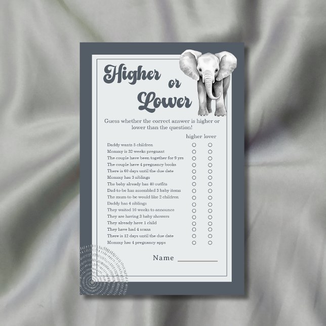 ジャングルサファリゾウの上下の赤ちゃんシャワー (クリエイターアップロード済み)