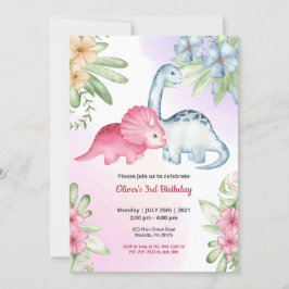 ジャングルサファリテーマ誕生日 招待状