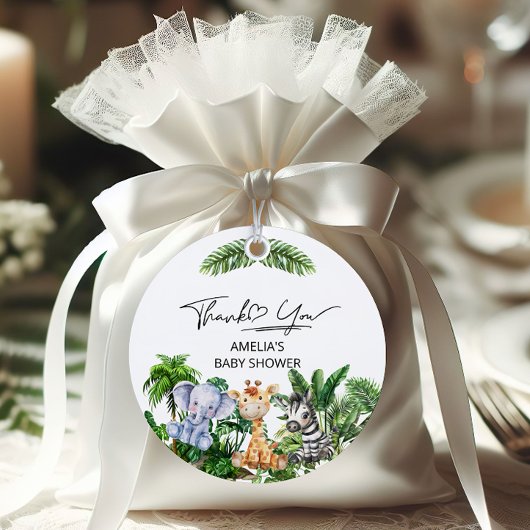 ジャングルサファリトロピカルサンキューアニマル フェイバータグ