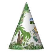 ジャングルサファリバースデーパーティーハット パーティーハット (左)
