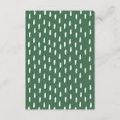 ジャングルサファリピンク風船ベビーガールおむつラッフル エンクロージャーカード (裏面)