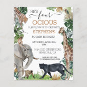 ジャングルサファリフォーフォー誕生日ブラックパンサー (正面)