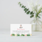 ジャングルサファリブックリクエストカード 名刺 (スタンド正面)