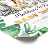 ジャングルサファリベイビーシャワーパーティーポスター ポスター (角)