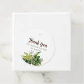 ジャングルサファリベイビーシャワー誕生日メッセージカード フェイバータグ (インサイチュ)