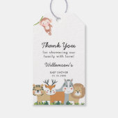 ジャングルサファリベイビーシャワー ギフトタグ (正面)