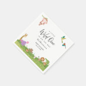 ジャングルサファリベイビーシャワー スタンダードカクテルナプキン (角)