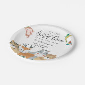 ジャングルサファリベイビーシャワー ペーパープレート (アングル)