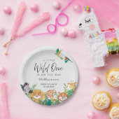 ジャングルサファリベイビーシャワー ペーパープレート (パーティー)