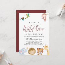 ジャングルサファリベイビーシャワー