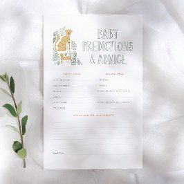 ジャングルサファリベビー予測とアドバイスゲーム