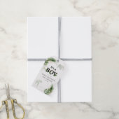 ジャングルサファリボタニカルボーイ赤ちゃんシャワー ギフトタグ (より糸付き)