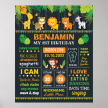 ジャングルサファリボーイ誕生統計誕生日マイルストーン