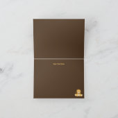 ジャングルサファリボーイ赤ちゃんシャワーサンキューカード サンキューカード (内部)