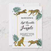 ジャングルサファリリーフチータバチェロレッテの旅程 招待状 (正面)