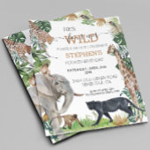 ジャングルサファリワイルドフォー誕生日ブラックパンサー