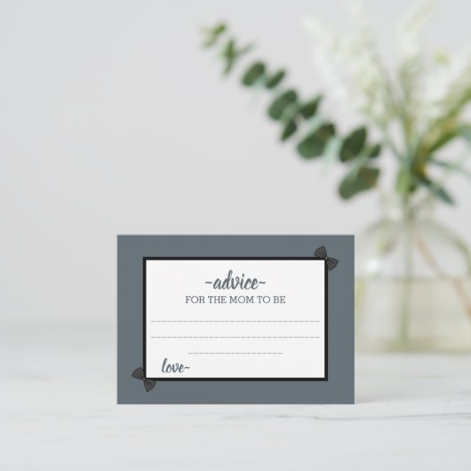 ジャングルサファリワイルドベビーシャワーアドバイス エンクロージャーカード (スタンド正面)