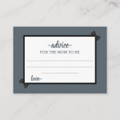 ジャングルサファリワイルドベビーシャワーアドバイス エンクロージャーカード (正面)