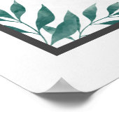 ジャングルサファリワイルドベビーシャワー ポスター (角)