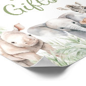 ジャングルサファリワイルドワン動物の本とギフト ポスター (角)