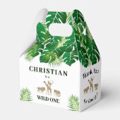 ジャングルサファリワイルドワン1歳の誕生日ありがとう フェイバーボックス (裏面サイド)