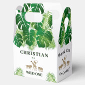 ジャングルサファリワイルドワン1歳の誕生日ありがとう フェイバーボックス (オープン)