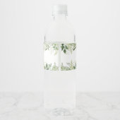 ジャングルサファリ動物のベビーシャワー ペットボトルラベル (裏面)