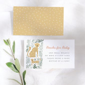 ジャングルサファリ動物のベビー エンクロージャーカード