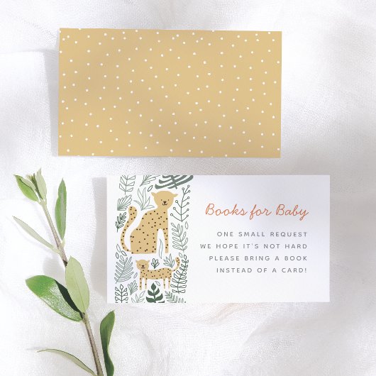 ジャングルサファリ動物のベビー エンクロージャーカード