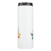 ジャングルサファリ動物の森の水色 タンブラー (裏面)