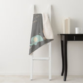 ジャングルサファリ動物の誕生のお知らせ シェルパブランケット (インサイチュ)