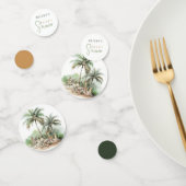 ジャングルサファリ動物の赤ちゃんシャワーテーブル コンフェッティ (グループ)