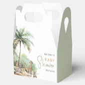 ジャングルサファリ動物アドベンチャーベビーシャワー フェイバーボックス (オープン)