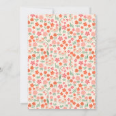 ジャングルサファリ動物ベビーシャワーサンキューカード 招待状 (裏面)