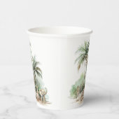 ジャングルサファリ動物ベビーシャワー紙カップ 紙コップ (右)