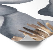 ジャングルサファリ動物ベビー誕生のお知らせ ポスター (角)