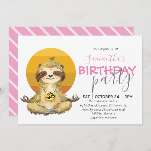 ジャングルサファリ動物園のお知らせ 案内状 (正面/裏面)