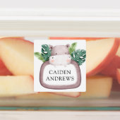 ジャングルサファリ動物学校保育園 ラベル (貼付)