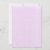 ジャングルサファリ動物熱帯性ベビーシャワー（郵便） 招待状 (裏面)