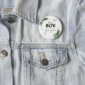 ジャングルサファリ動物自然テーマボーイベビーシャワー 缶バッジ (インサイチュ)