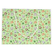 ジャングルサファリ動物 ラージペーパーバッグ (裏面)