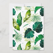 ジャングルサファリ招待状 招待状 (裏面)