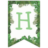 ジャングルサファリ誕生日バンティンフラッグバナー バンティングフラッグ (第2の旗)