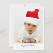 ジャングルサファリ誕生日招待状ワイルドワンテーマ 招待状 (裏面)