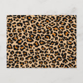 ジャングルサファリ赤ちゃんシャワーおむつラッフルカード インビテーションポストカード (裏面)