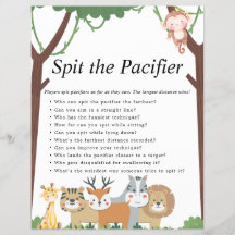 ジャングルサファリ赤ちゃんシャワーゲーム