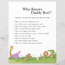 ジャングルサファリ赤ちゃんシャワーゲーム