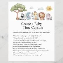 ジャングルサファリ赤ちゃんシャワーゲーム