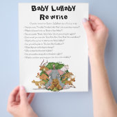 ジャングルサファリ赤ちゃんシャワーゲーム チラシ (手)