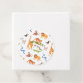 ジャングルサファリ野生動物パーソナライズ誕生日 フェイバータグ (インサイチュ)